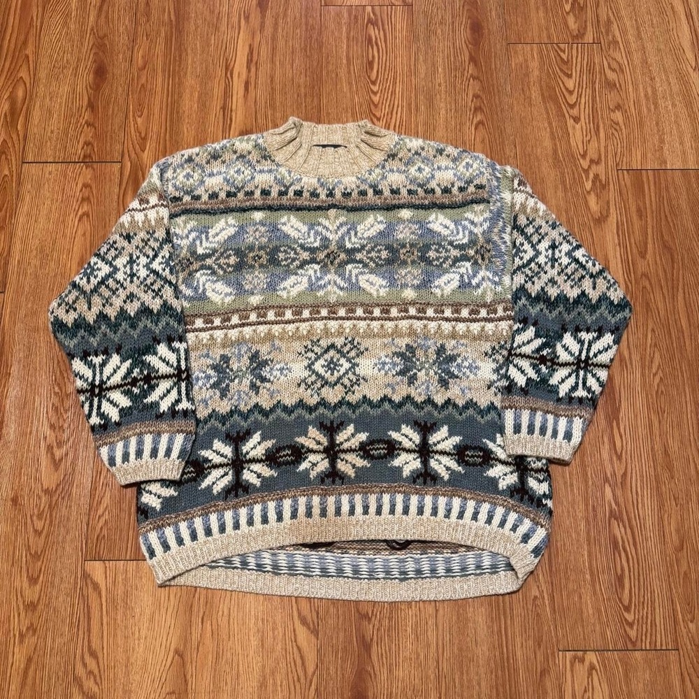Lane Bryant Women's Sweater 14/16 Isle Cozy Heavyweight Knit Vintage